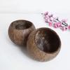 Bol de depozitare lucrat manual fără bavuri Suport pentru lumânări din coajă de cocos naturală multifuncțională Bol Decor pentru casă
