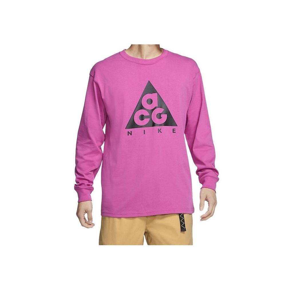 Nike ACG Long Sleeve Round Neck T-Shirt Men Tops Purple Red BQ7203-623