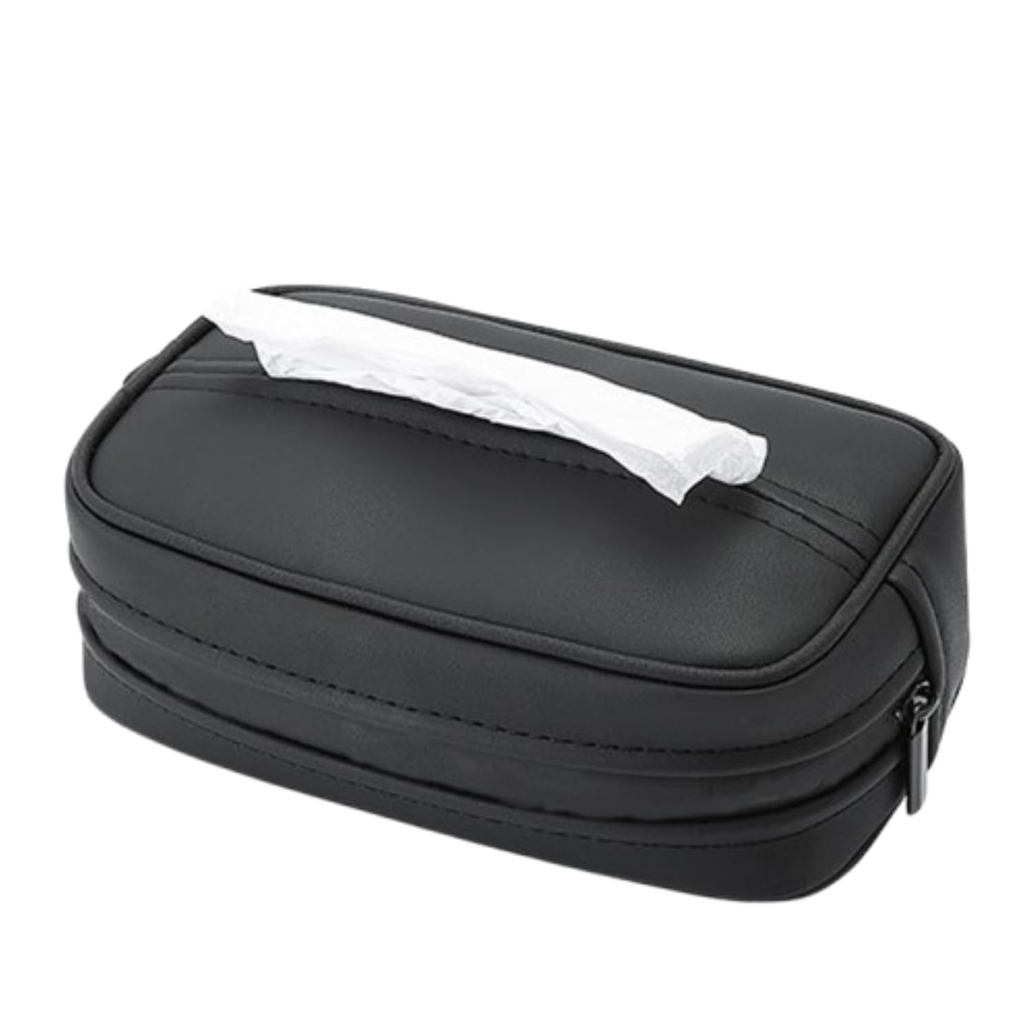 Crystal Craft Car Tissue Box Hanging Tissue Box Holder Holder, Stylish, Soft, (Black) чёрный