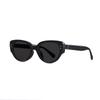 European and American Style Cat-eye Sunglasses for Women, New Model with a High-end Feel, Suitable for Square and Round Faces, Makes the Face Appear