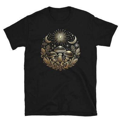 Gablincore Mushromm T Shirt Artistic Moon Nature Inspired