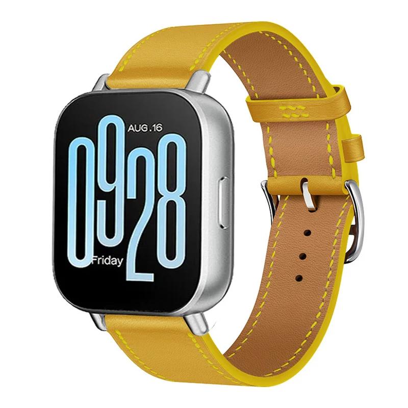 Leather Bracelet Loop For Realme Watch 5 Wrist Strap Accessories 22mm Correa For Realme Watch S2/3 3Pro S SPro/2 2 Pro Watchband