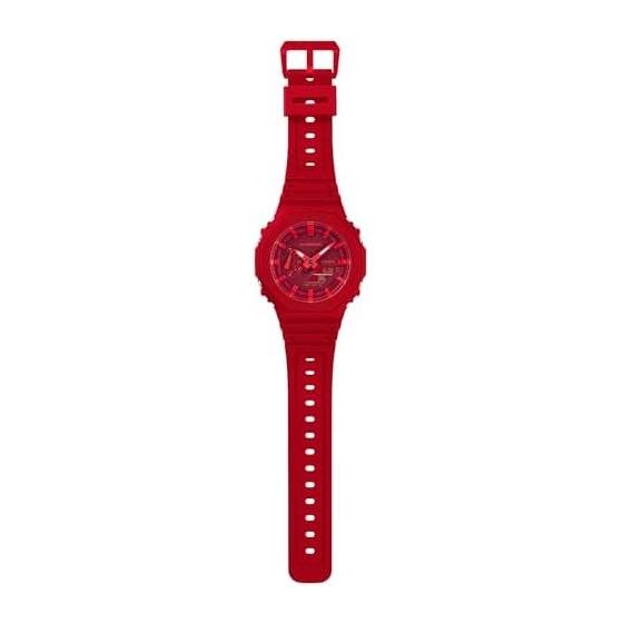 [Casio] G-Shock Watch [Domestic Genuine Product] Carbon Core Guard GA-2100-4AJF Men's Red