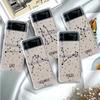 Twelve Constellations Luxury Case For Samsung Galaxy Z Flip 3 4 5G Funda Z Flip3 Clear PC Hard Shockproof Back Phone Coque