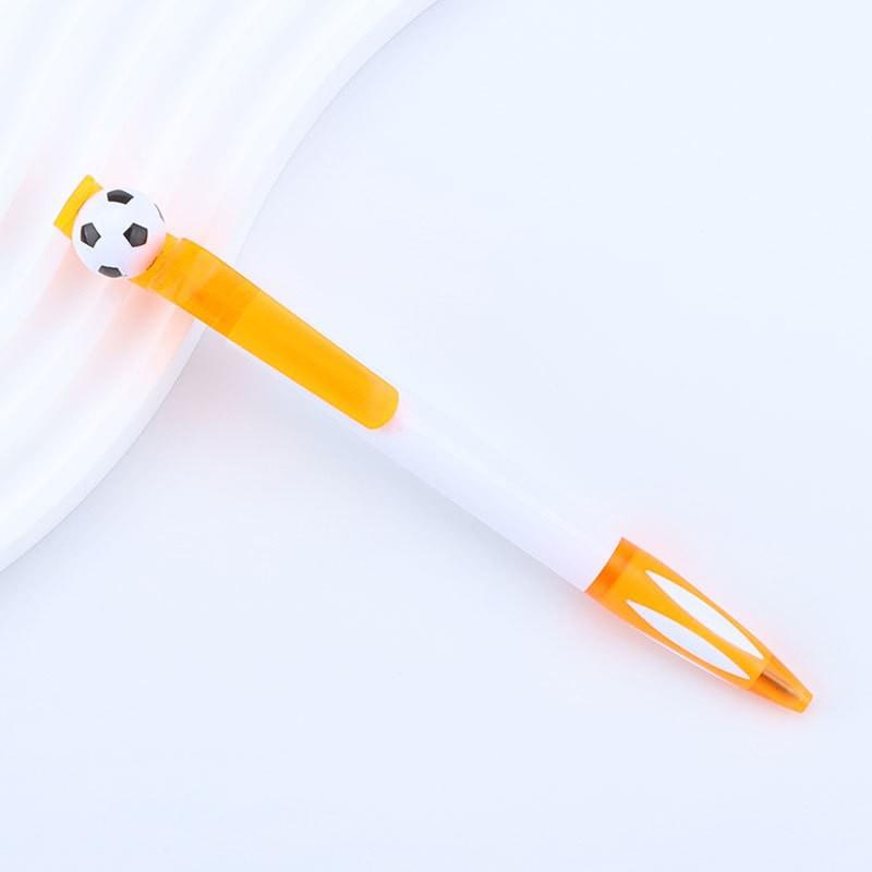 Creative Rotating Football Clickable Ballpoint Pen - Spinning Decompression Gift for Students