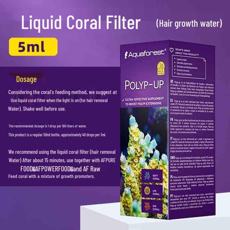 AF Purple Forest Coral Food: Amino Acids & Vitamins Growth Promoter for LPS and Marine Tanks