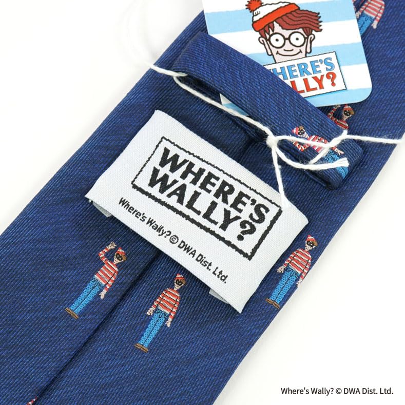 For Search for Wally Necktie UND49163 Navy Blue Search for Wally Party Brand Necktie Character Present [Search Wally]