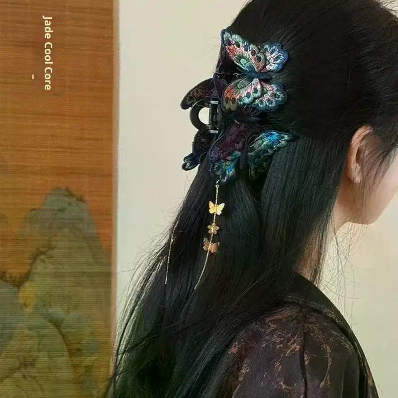 Fashion Colorful Butterfly Hair Clip Trend Hairpin Bowknot Barrette Headband For Women Girl Korea Trend Hair Accessories Jewelry