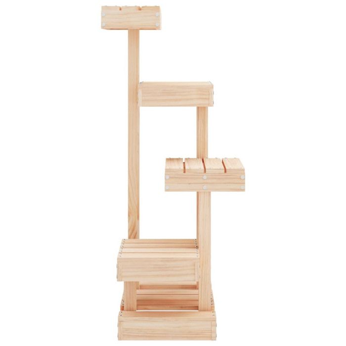 VidaXL Cat Tree 45.5x49x103 Cm Solid Pine Wood 824648