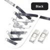 Elastic Shoe Laces with Metal Press Lock Flat Shoelaces Without Ties Easy To Use and Durable Sneaker Accessory Lazy Shoelace