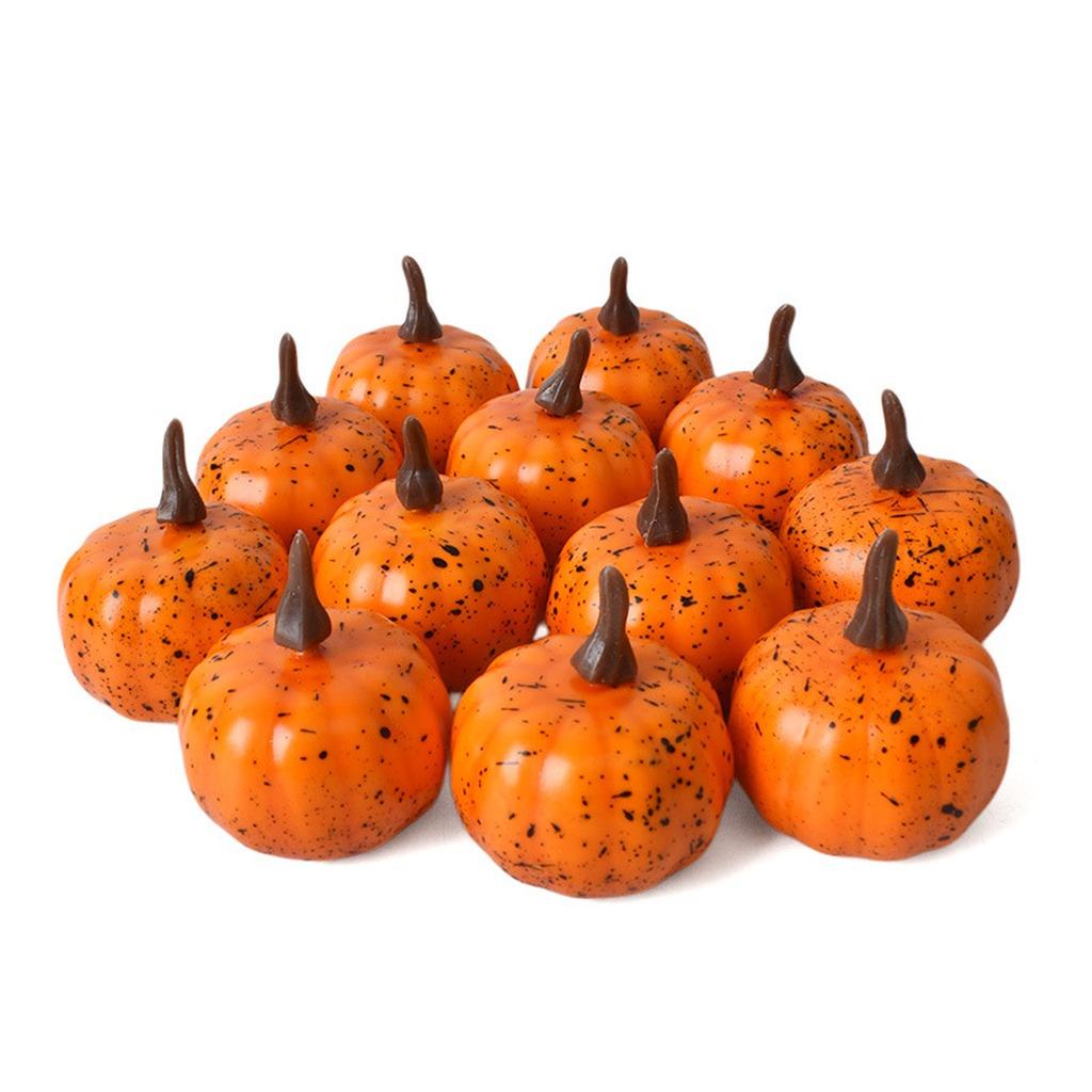 Decorative Pumpkins Vivid Artificial Mini Pumpkins Artificial Fruits Lifelike Fake Small Pumpkins For Home Decoration Home Decor