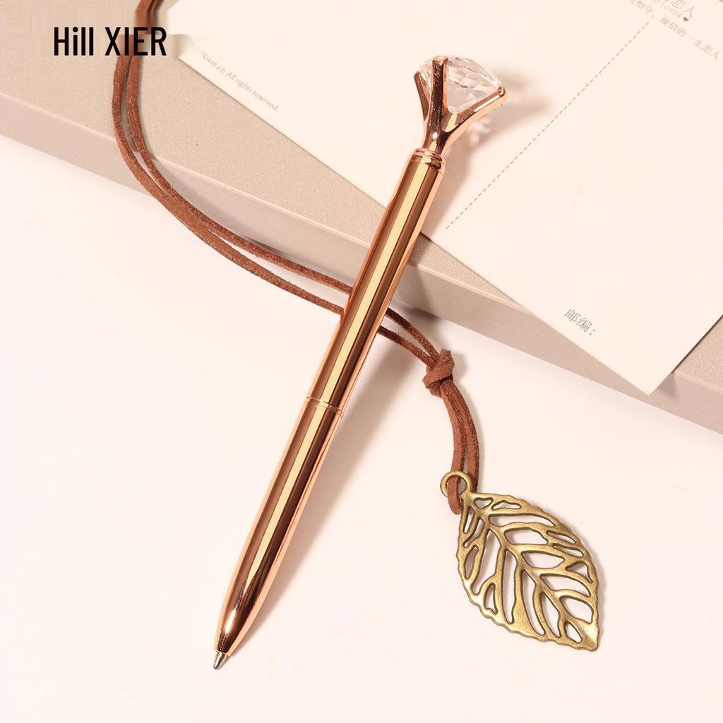 Large Crystal Diamond Metal Ballpoint Pen with Custom Logo