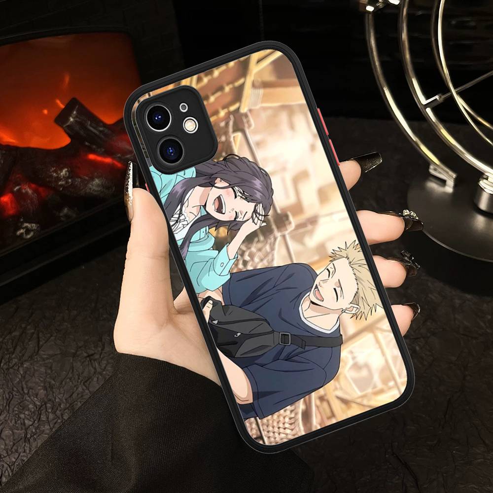 Anime Cute Kaoruko And Rintarou Phone Case For iPhone 16e 16 15 14 13 12 11 Pro Max X XS Max Plus Matte Clear