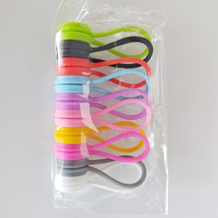Cable Winder Cord USB Wire Tie Earphone Cable Ptotector Storage Holder Headphones Silicone Cable Organization Magnetic