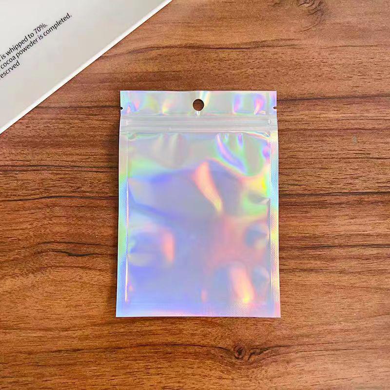 

Цветной утолщенный пакет Macaron Frosted Ziplock для хранения ювелирных изделий laser model