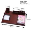 Wooden Desk Calendar Stand with Pen Holder