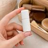 3D Printed Cotton Swab Storage Box, Mini Dustproof Spiral Cap Organizer, Honeycomb Appearance Container for Travel Cosmetic Bags Small Item