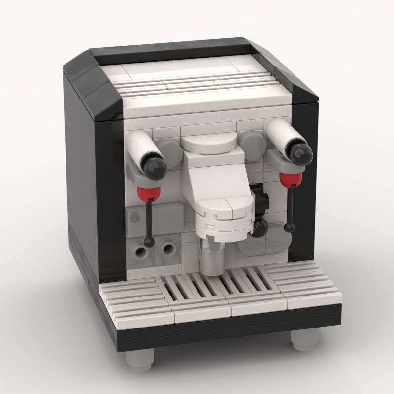 MOC Small Modern Home Particle Sofa TV Cabinet Interior Decoration Furniture DIY Building Blocks