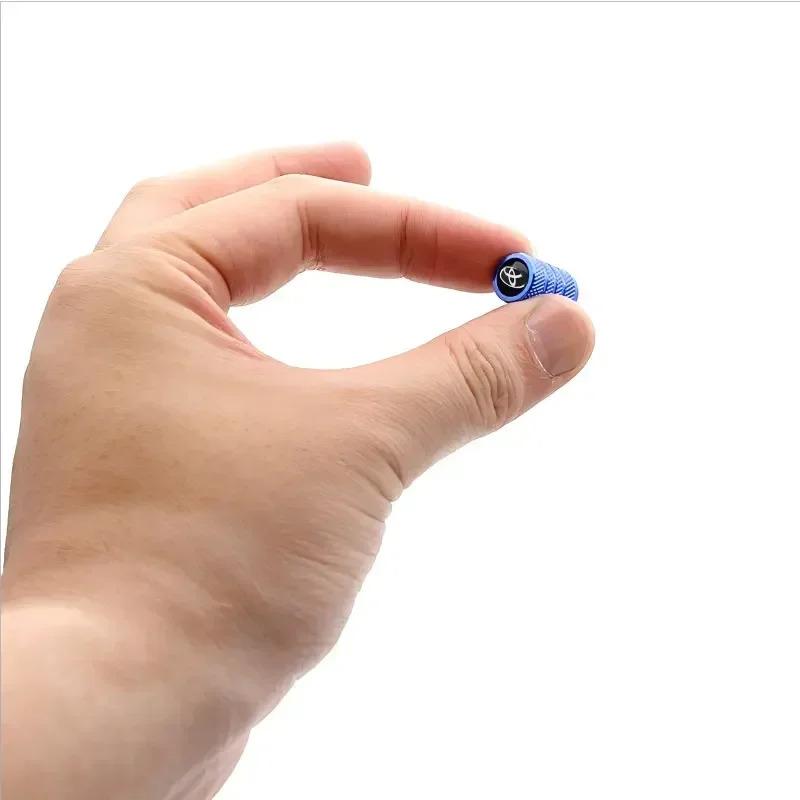 LGPE6 New Car Valve Cap Decorative Dustproof Tire Valve Stem Caps For Toyota RAV4 Corolla Camry Frontier Supra C-HR Hilux Tacoma Prado