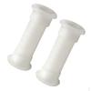 2x Boat 3/4 Inch Thru Hull White Up To 2 1/2 Plastic