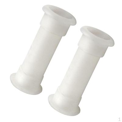 2x Barca 3/4 Pollici Passascafo Bianco Fino a 2 1/2 Plastica