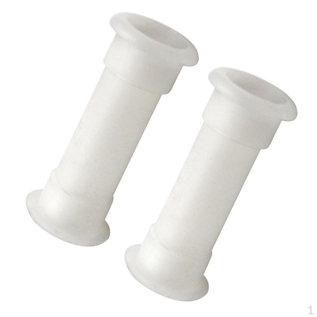 

2x Boat 3/4 Inch Thru Hull White Up to 2 1/2 Plastic