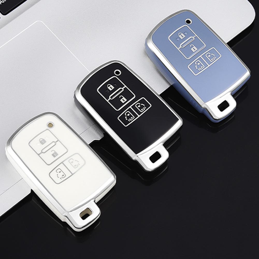 TPU Car Key Cases for Toyota Alpard Vellfire HV Noah Voxy Esquire Sienta 4 Buttons Smart Remote Fobs Protector Cover