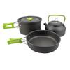 Portable Folding Camping Cookware Set: Outdoor Kettle & Small Teapot