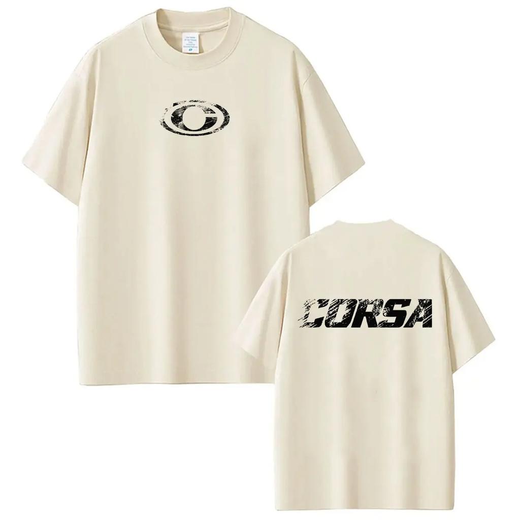 Rapper Eladio Carrión Corsa Album Tour 2026 Print Tshirt Men Women Fashion Cotton Loose Casual Vintage Short-sleeved T-shirts