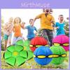 Jogo Divertido em Família Frisbee Transformável Bola Elástica Descompressão Disco 9,5"/Bola 6,3"