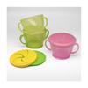 Twodeco Spill-proof Snack Cup, Pink, 1 Set