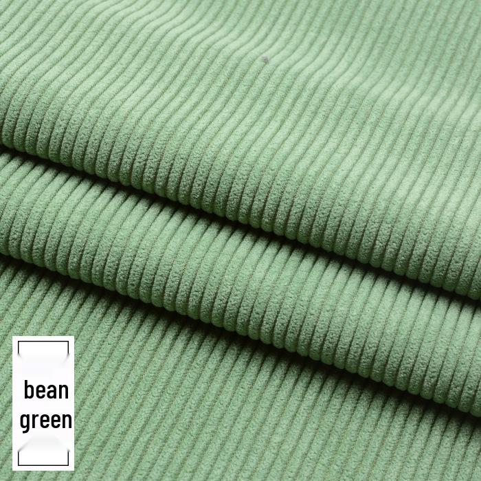 Solid Color Corduroy Velvet Ribbed Fabric for Clothing and Sofa Covers