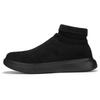 Large Size New Spring and Autumn Fly-woven Breathable Mesh Lightweight Casual Sports Shoes Women's High-top Casual Socks Shoes