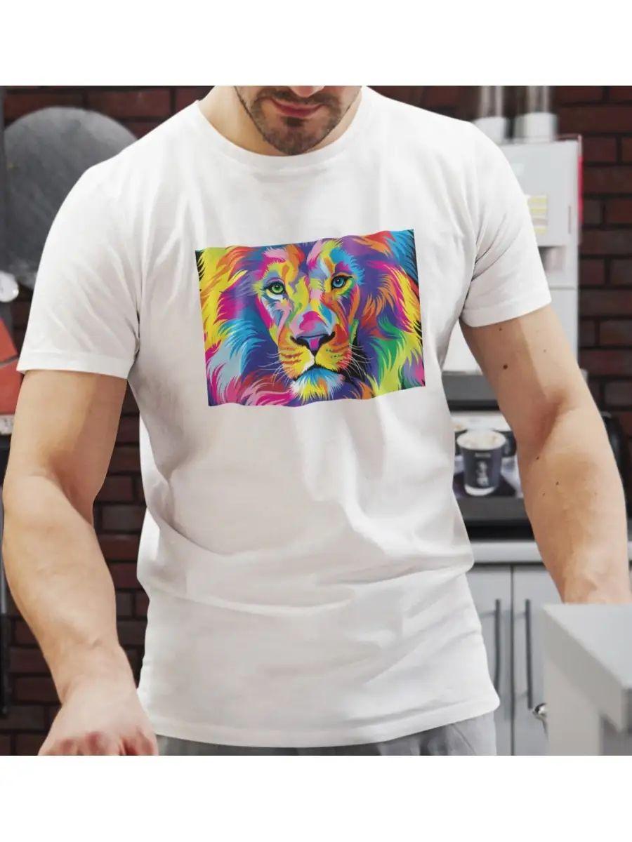 Animal print T-shirt L