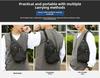 Men's Waterproof Leather Chest and Shoulder Bag