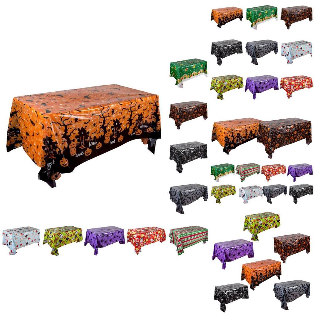Decorative Plastic Christmas Tablecloth For Home Festivities And Gatherings