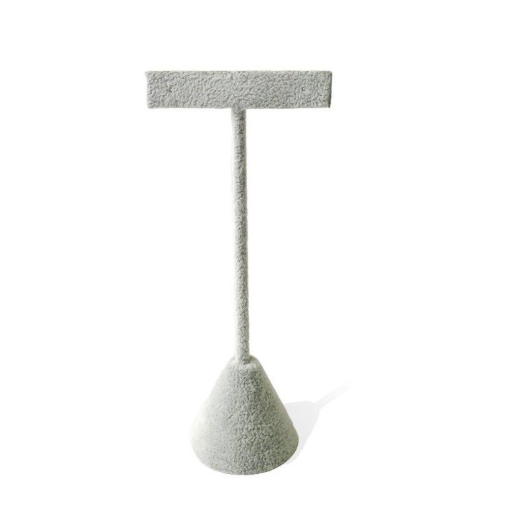 Exquisite Velvet Earrings Display Rack T-Shape Earrings Display Stand Earrings Holder  Decoration