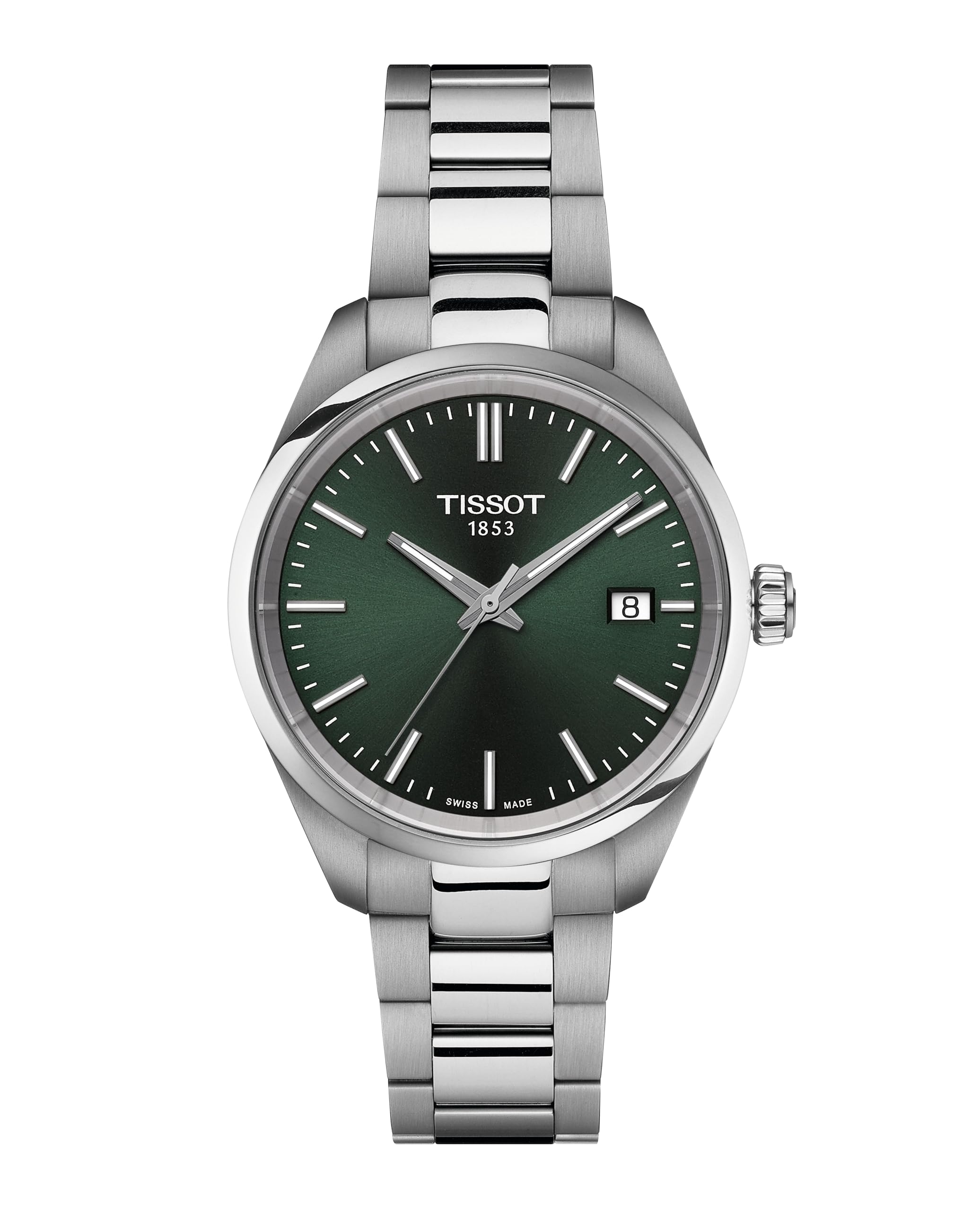 

Tissot PR 100 Women s Watch with Bracelet and Green Dial (Official Import) T1502101109100