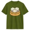 Chinese Xiao Dumpling Food T Shirt Summer Cotton T Shirts For Unisex Fashion Custom DIY Tee Shirt ShortSleeve Vintage Tops