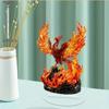 2D Flat Acrylic Phoenix Myth Decoration, Indoor and Outdoor Decoration - No Battery/electricity Required, Free Day Decoration, Shop Decoration, Du