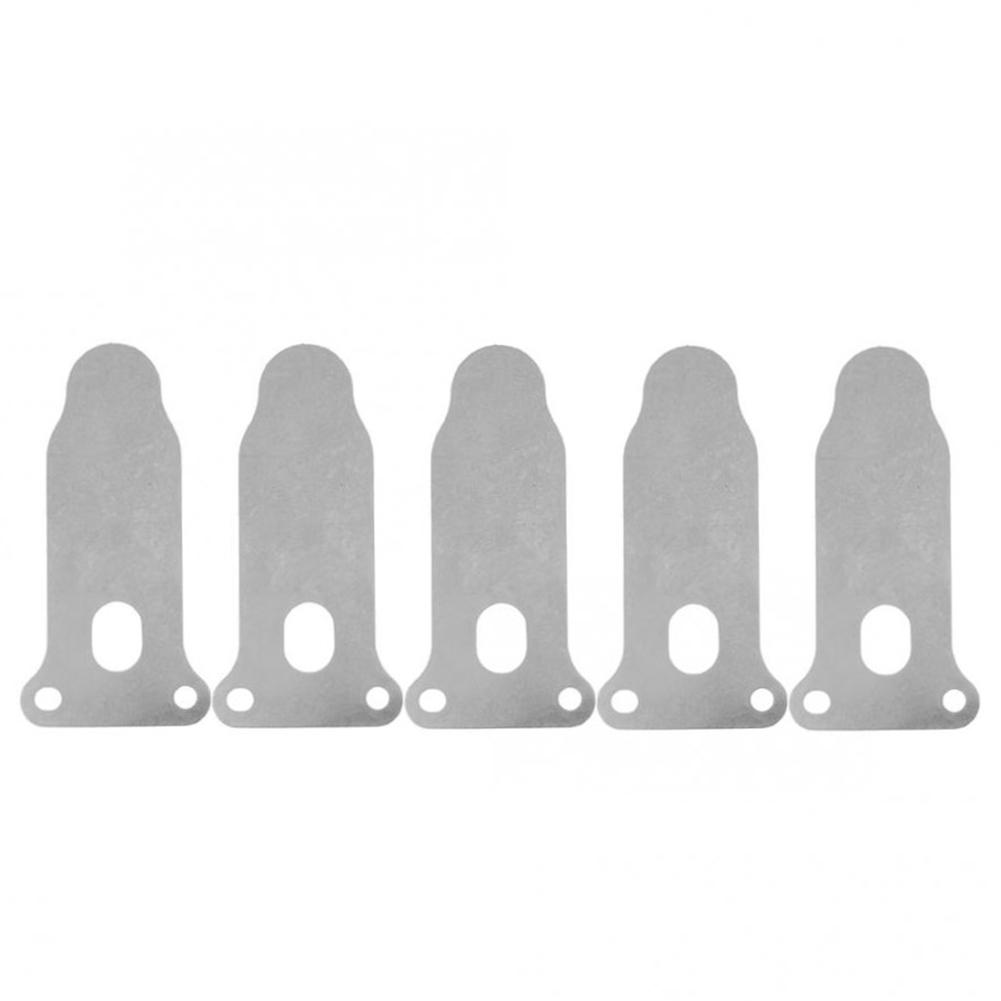 5Pcs Valve Plates Tongue Shape Metal Air Compressor Accessories 57mm Long Air Compressor Valve Plate Fitting Set Power Tool Acce