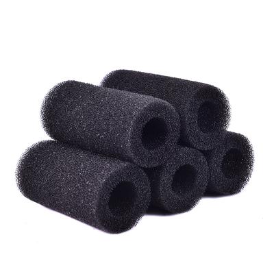 5Pcs L Size Black Sponge Aquarium Filter Protectorcover For Fish Tank Inlet Pond