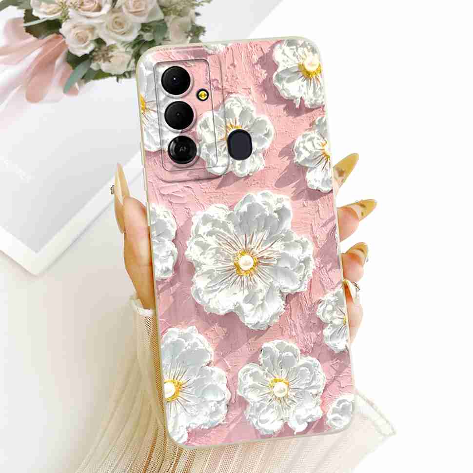 For Tecno Pop 6 Go BE6j Case Simple Style Silicone Shockproof Back Cover Coque For Tecno Pop6 Go POP 6 GO Phone Bumper Shell