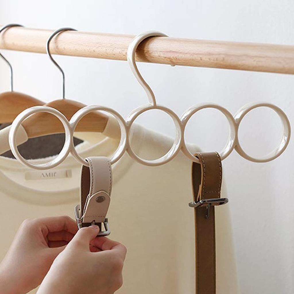 Vivi Bakie Scarf Set of Hanger with Tie Stole Closet Belt Small Item Round Hanger, 2, Multi-purpose Ring, Hanger, Hanger, Storage, Hanger, Hanger,