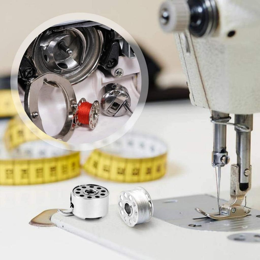 Pack of 24 Sewing Machine Bobbins and Cases Sewing Craft Tool Suitable for Home Use Perfect for Most Household Models