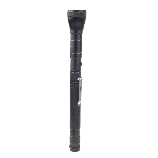 COB Flashlight with Telescoping Magnetic Pickup Tool Outdoor Camping Hiking Car