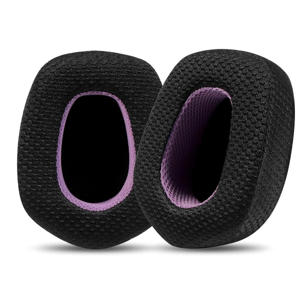 YAYINCC Replacement New Breathable mesh fabric style / Ice gel Memory Foam Cushions EarPads for Logitech G733 G335 Headphones
