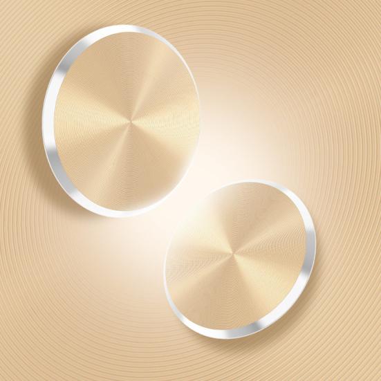 Piastra metallica adesiva rotonda sostitutiva da 30 mm per supporto magnetico per auto e telefono