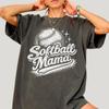 Softball Mama T-Shirt, Comfort Colors Softball Mom Shirt, Game Day Tee, Sports Fan