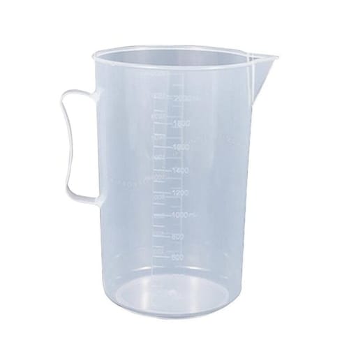 2000ml Spout Kitchen Lab Measuring Cup with Handle, Cooking Liquid Pitcher Jug, Durable Spout, Easy to Use Kitchen Tool